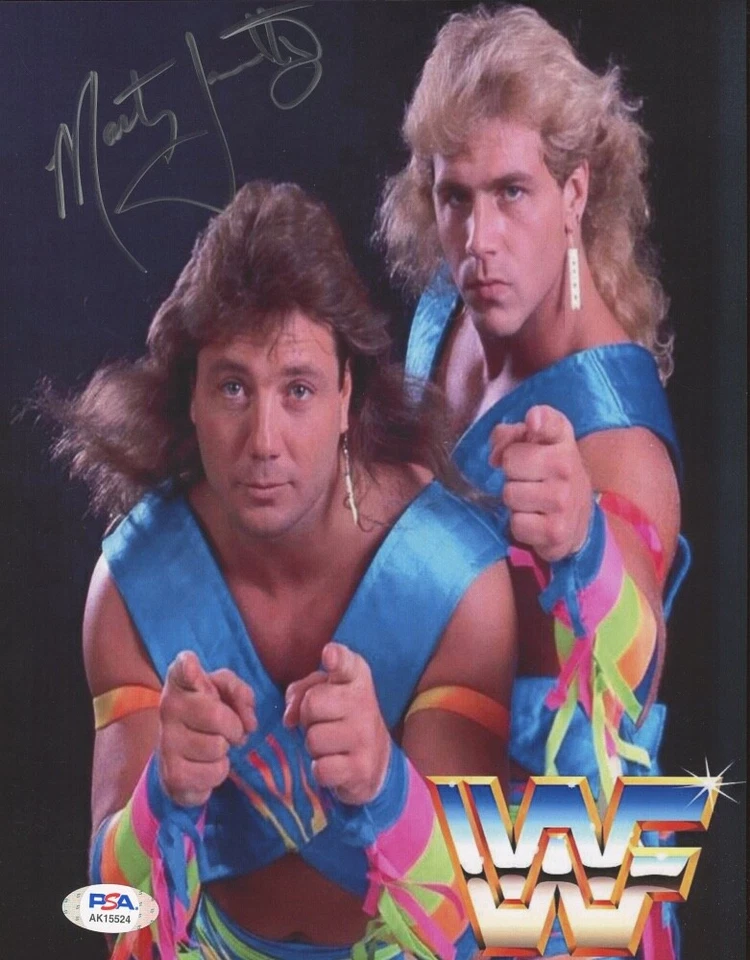 Marty Jannetty The Rockers WWF Signed 8x10 Photo PSA COA Shawn Michaels A - Image 1 of 1