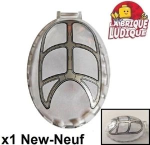 Lego 1x Windscreen 8x6x2 1/3 Bubble Canopy bulle cockpit silver frame 98102pb01 - Foto 1 di 1