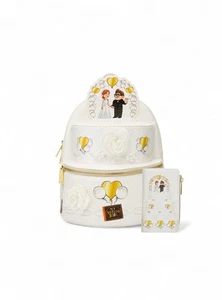 UP Hochzeitstorte Figur Loungefly Rucksack und Geldbörse ***SET*** - Bild 1 von 10