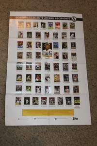 Poster Vincitori Premio Roberto Clemente Vincitori 1971-2024 36" X 48" - Foto 1 di 8