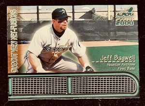 2000 Pacific Aurora Jeff Bagwell Dugout View Net Fusions #9 Astros - Picture 1 of 2