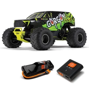 Monster Truck Arrma 3230ST1 1/10 GORGON 4X2 MEGA 550 cepillado RTR amarillo - Imagen 1 de 5