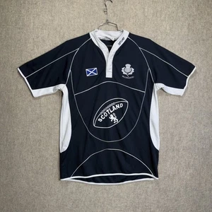 Schottland Team Rugby Trikot Erwachsene Medium marineblau weiß Flagge Rugby Nationen - Bild 1 von 14