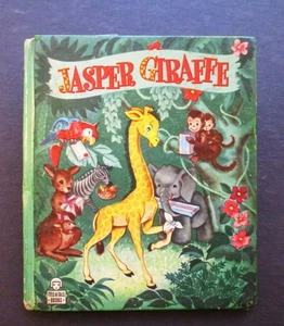 JASPER GIRAFFE   Whitman Tell a Tales 1949  Polly Ferrel parrot post office VG - Bild 1 von 7