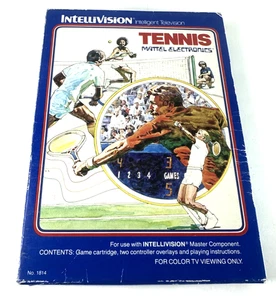 TENNIS INTELLIVISION INTELLIGENCE TV KEIN PAL BOOKLET - Bild 1 von 3