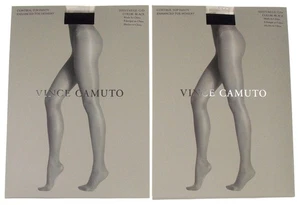 Vince Camuto Control Top Strumpfhose verbesserte Zehenstrumpfwaren Paket 2 Größe C/D schwarz - Bild 1 von 3