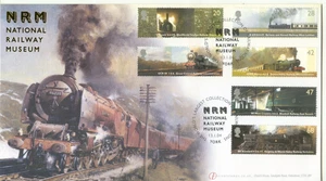 2004 LOKOMOTIVEN 6v+M/S GREAT BRITAIN BUCKINGHAM OFFICIAL FDC x2 YORK PMKS sehr guter Zustand - Bild 1 von 2