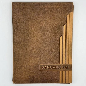 1941 Arizona State College Tempe Yearbook - THE SAHUARO - Good Condition - Picture 1 of 6