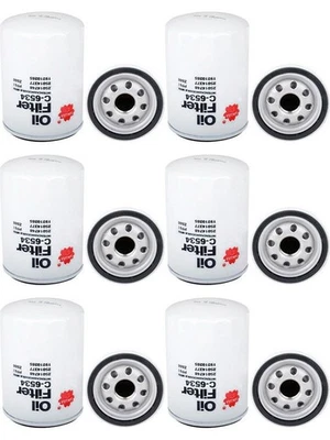6 x Sakura Spin-On Oil Filter C-6534 fits Holden Captiva 5 3.2 CG i AWD - image 1 of 4