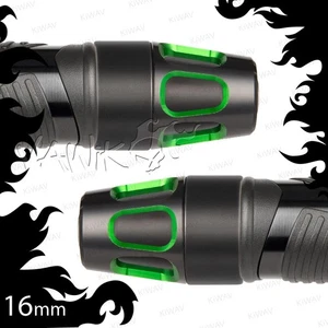Extremos de barra pesados verdes VAWiK TORRE base negra CNC para Yamaha directamente atornillado 16 mm - Imagen 1 de 4