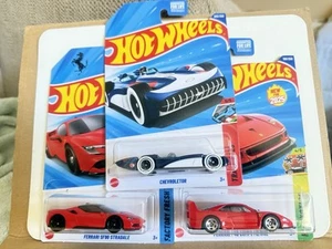 Hot Wheels 2025 K Case 2 Ferrari’s& Chevroletor Treasure Hunt - Picture 1 of 1