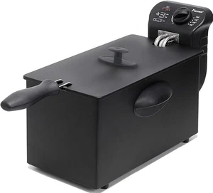 Öl Fritteuse Schwarz 3,5L Kaltzonentechnologie 2000W 190 Grad - Bestron AF357B - Bild 1 von 5