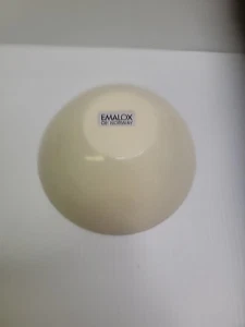 Danés Emalox de Noruega Cuenco Blanco METÁLICO 6" - Imagen 1 de 2