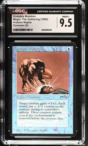 Unstable Mutation, Arabian Nights Mtg. CGC 9.5 Mint+! - Picture 1 of 2