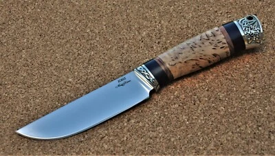 Elmax ROSTFREI Outdoor Jagd Messer Nazarov Knives Russland Handarbeit HRC62 Крот - Bild 1 von 4