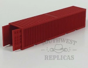 SW Réplicas Escala HO 240-1312: 40' CONTENEDOR DE CARGA - AMBAS PUERTAS ABIERTAS - ROJO - Imagen 1 de 1