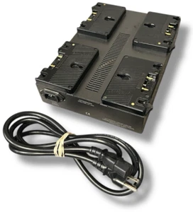 Anton Bauer Titan TWQ Quad 4-Position Gold-Mount Battery Charger - TESTED!! - Picture 1 of 5