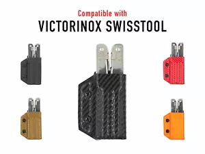 Funda multiherramienta Kydex con clip y transporte - Victorinox SwissTool - Hecho en EE. UU. - Imagen 1 de 9