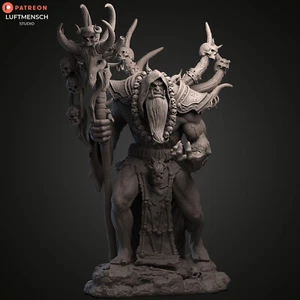 Figurine de Gul'dan, World of Warcraft, Impression 3D Wow à peindre - Picture 1 of 10
