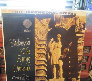 Rare FDS STEREO LP LEOPOLD STOKOWSKI THE STRING ORCHESTRA 1958 CAPITOL SP8458 - Picture 1 of 4