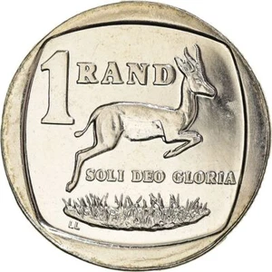 South Africa 1 Rand Coin | Suid-Afrika - Afrika Borwa | KM272 | 2002 - 2014 - Picture 1 of 4
