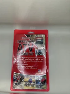 Hardline Products® ATV White License Plate Kit 2342B - Foto 1 di 1