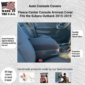 Center Console Armrest Cover fits the Subaru Outback & Legacy 2015-2019 (SB3AFL) - Picture 1 of 20