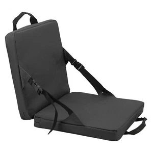 Outdoor Foldable Chair with Backrest Soft Sponge Cushion Back Chair for Stadium - Picture 1 of 12