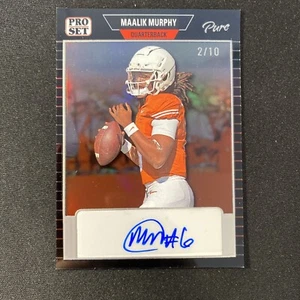 Maalik Murphy 2024 Leaf Pro Set PURE Acetate Ref Auto Oregon State - Picture 1 of 1