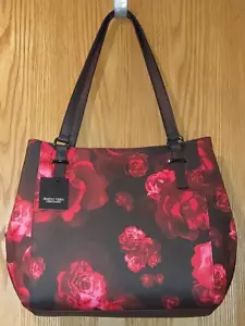 New Simply Vera Vera Wang Elizabeth Four Poster Tote Red Rose -Shelfbx - Picture 1 of 6