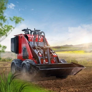 Mini Wheel Skid Steer Loader with 13.5HP Power Compact flexible slid - Picture 1 of 10