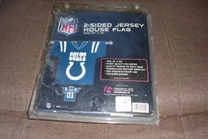 NFL Indianapolis Colts Quality 2-Sided 34" x 30" House Porch Banner Flag - Picture 1 of 2