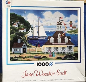 Rompecabezas completo CEACO “Ships Ahoy” Jane Wooster Scott 1000 piezas - Imagen 1 de 3