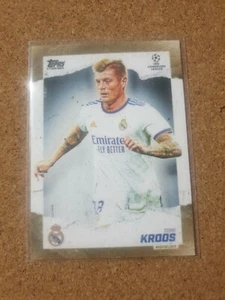 Toni Kroos - TOPPS UEFA Champions League Gold 2021/22 - Picture 1 of 2