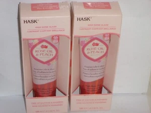 (2 pack) Rose Oil & Peach High Shine Glaze Conditioner Moisturizing Hair Care - Picture 1 of 1