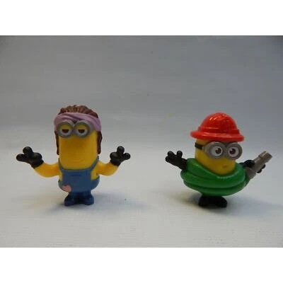Juguete para adornar pasteles de PVC Decpicable Me Minion Hippie Foto 1 de 4