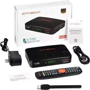 Receptor de TV satélite HEVC con ranura para tarjeta CA DVB S2/T2 GTMEDIA V7 PRO - Imagen 1 de 7