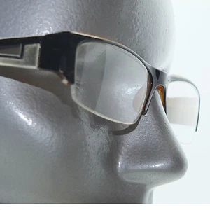 Bold Boss Chunky Brown Top Frame Invisible Lens Reading Glasses +1.25 Strength - Picture 1 of 4