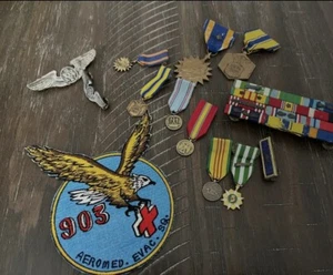 Vietnam Usaf Group Aero Medical Named Group Medals Patch - Picture 1 of 5