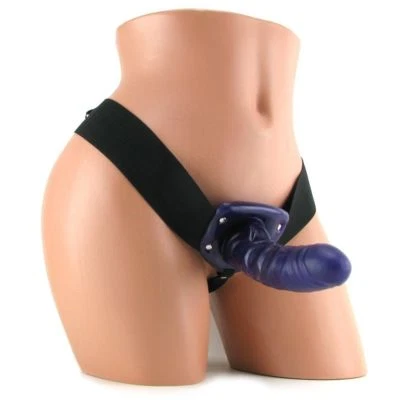Hollow Strap On Purple - Beginner Strap On Harness for Him or Her - Image 1 of 4