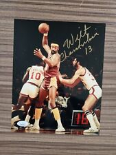 WILT CHAMBERLAIN AUTOGRAPHED PHOTO. JSA CERTIFIED LETTER OF AUTHENTICITY