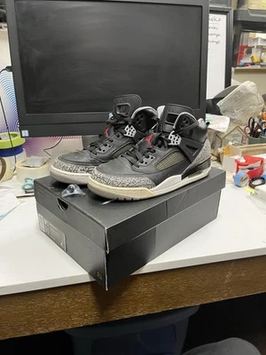 Talla 9.5 - Jordan Spizike Negro - 315371-034 con Caja Foto 1 de 4