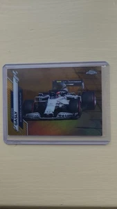Pierre Gasly Topps Chrome 2020 Car Gold Parallel 03/50 Formula One Rookie Card - Picture 1 of 2