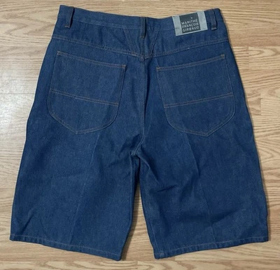 Pantalones Cortos Vaqueros Vintage Marithe Francois Girbaud Sueltos Azul Para Hombre 34 Foto 1 de 4