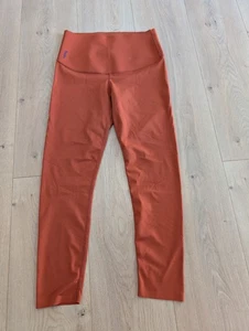 FANKA Women's Compression Leggings M Reversible Contour Body Sculpt Orange - Picture 1 of 6