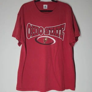 Vintage 90s Ohio State Buckeyes T-Shirt Herren XL Team Red Collegiate - Bild 1 von 4
