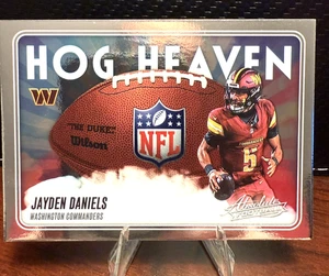 Jayden Daniels Hog Heaven Insert-2025 Panini Absolute Washington Commanders NFL - Picture 1 of 2