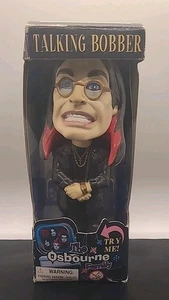 2002 Novelty Osbourne Family Ozzy Talking Bobber Figur Not Tested Orig Box - Bild 1 von 8