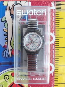 Vintage Swatch Watch PLEASURE DOME SCM106 1994 Chrono Swiss Made New old stock  - Picture 1 of 8