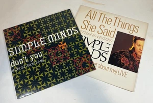 SIMPLE MINDS- 2 12” Singles- Don't You... & All The The Things... Promos-EX/EX - Picture 1 of 15